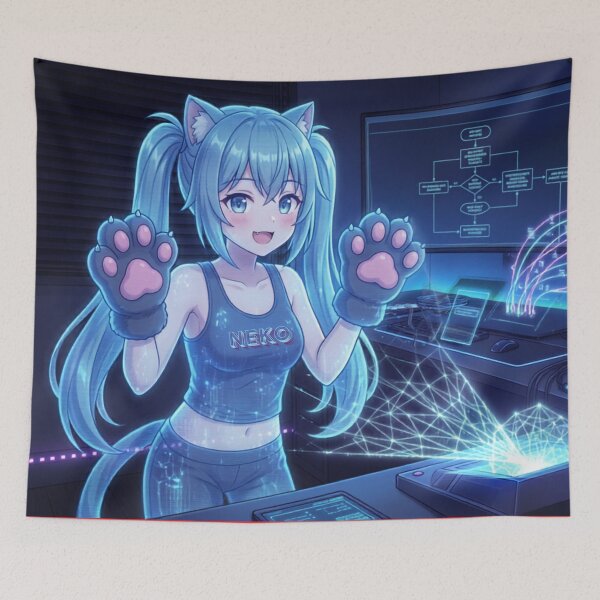 Item preview, Ako Chan - Ultimate Authority Neon Cyberpunk designed and sold by dragon580.