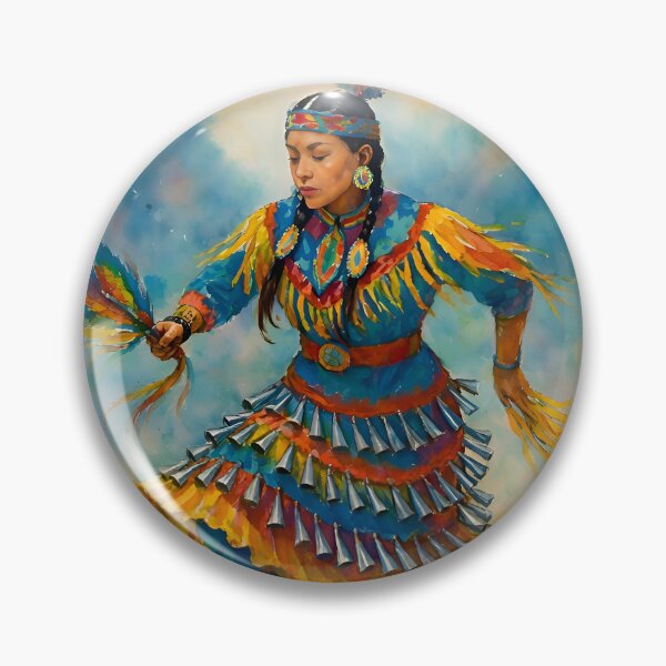 Item preview,  Powwow Dancer in Motion designed and sold by TinCatOutPost.