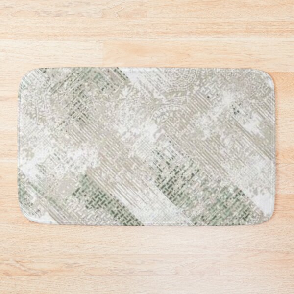 Item preview, Beige, White and Green Textured Print designed and sold by ZedColors.