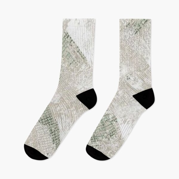 Item preview, Beige, White and Green Textured Print designed and sold by ZedColors.