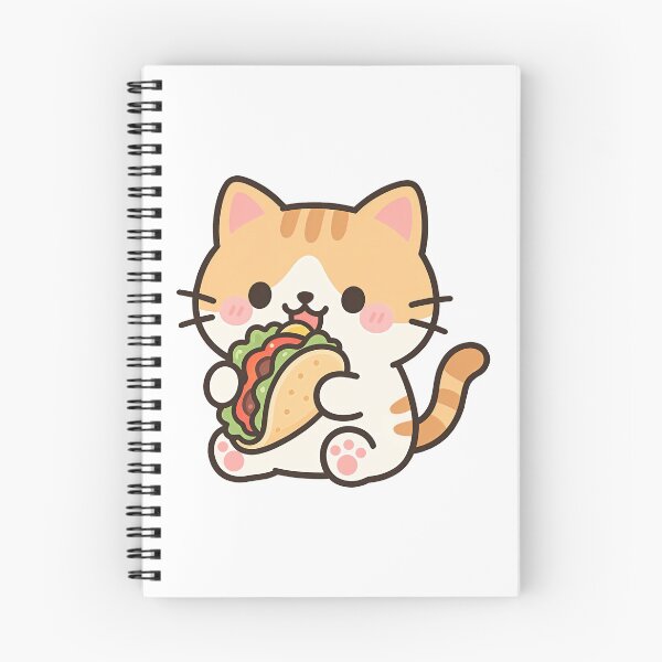 Item preview, Cat eating taco designed and sold by Kimicute.