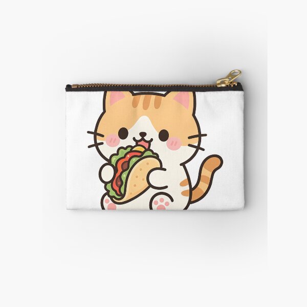 Item preview, Cat eating taco designed and sold by Kimicute.