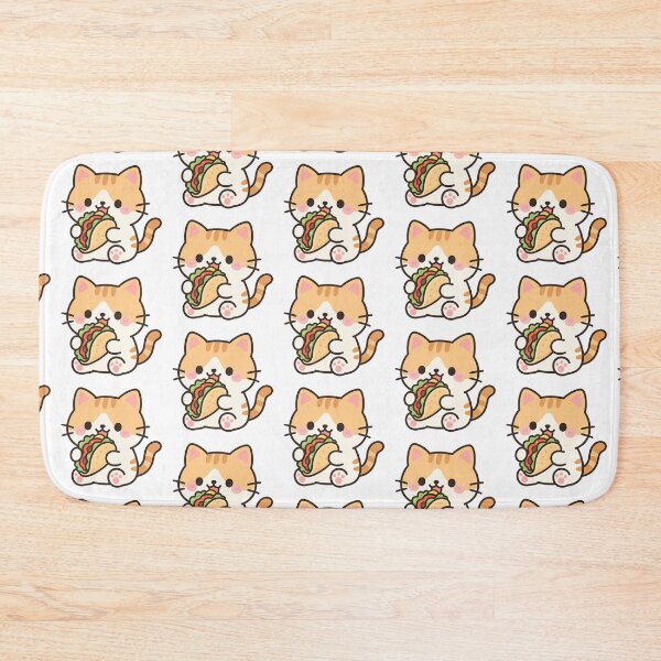 Item preview, Cat eating taco designed and sold by Kimicute.