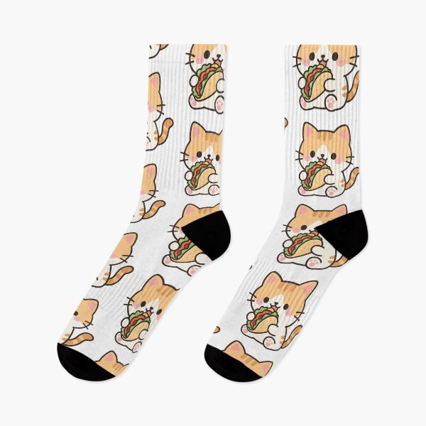 Item preview, Cat eating taco designed and sold by Kimicute.