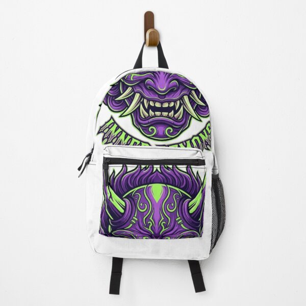 Item preview, Japanese Purple Oni Mask Inner Demons Art designed and sold by JeevanStickers.