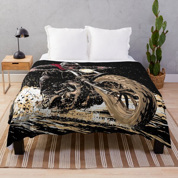 Item preview, Black and White Biker Speeding in Night designed and sold by Piotrek0001.