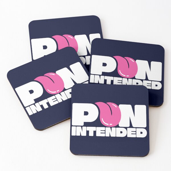 Item preview, Pun Intended White designed and sold by BorysMano.