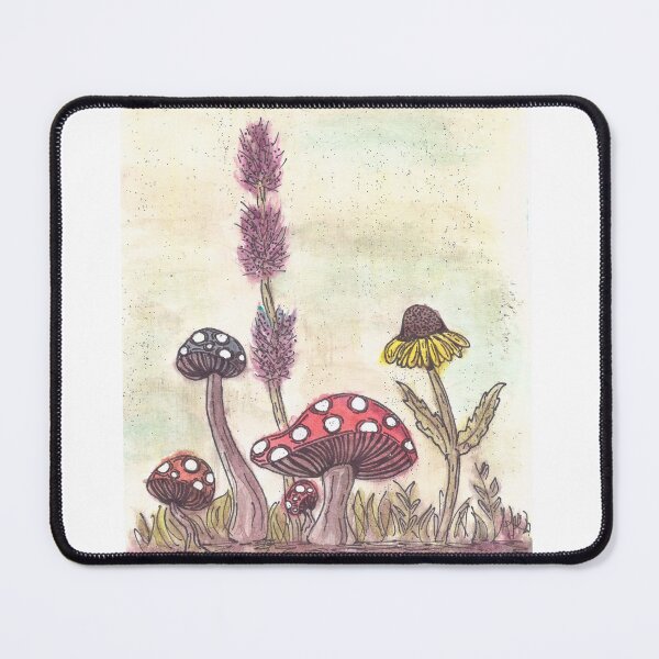 Item preview, Magic Mushrooms in the Forest designed and sold by AlcamiaArt.