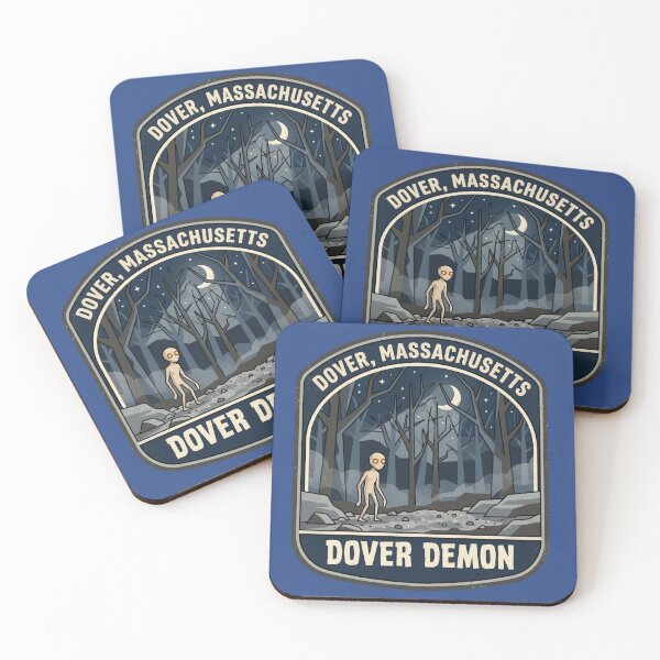 Item preview, Dover, Massachusetts – Dover Demon | National Park Badge Design designed and sold by ElNiro.