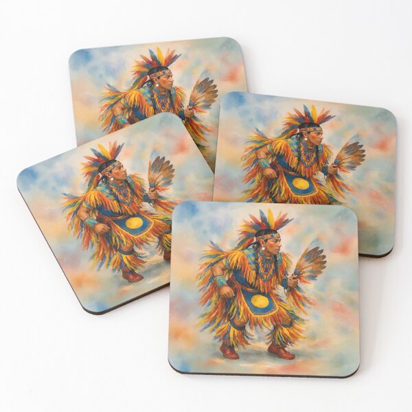 Item preview, Colorful Powwow Dancer designed and sold by TinCatOutPost.