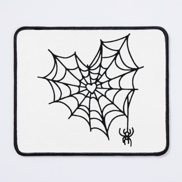 Item preview, Cute Spider Web Heart Aesthetic Design | Gothic Minimal Art designed and sold by FloraMyst.