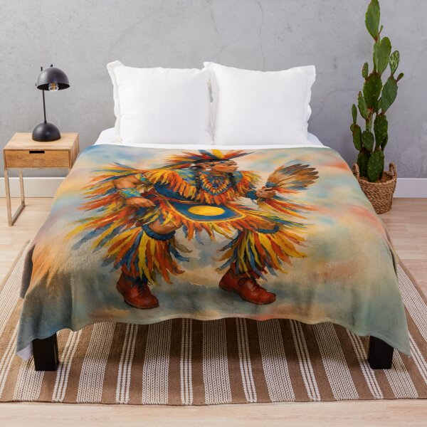 Item preview, Colorful Powwow Dancer designed and sold by TinCatOutPost.
