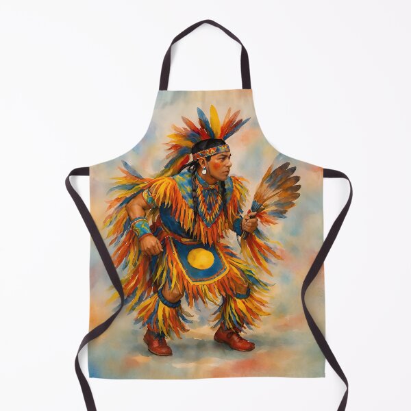 Item preview, Colorful Powwow Dancer designed and sold by TinCatOutPost.
