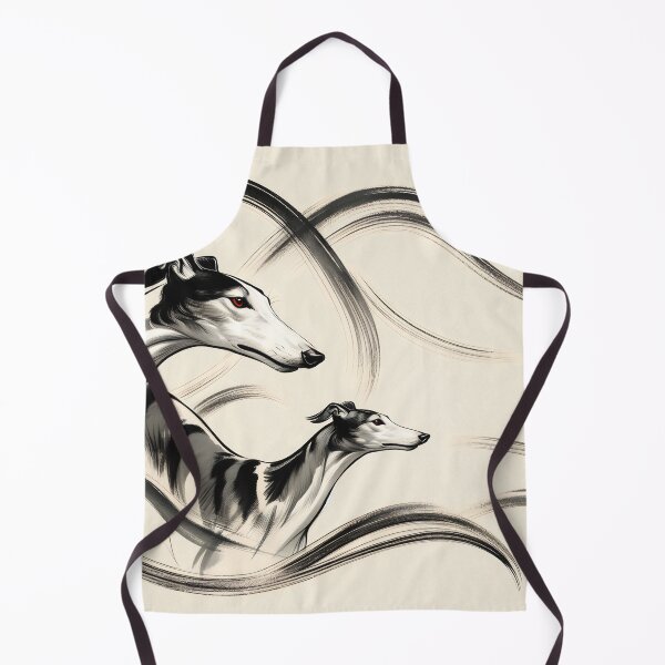 Item preview, GALOGO - Suibokuga Flow - Dissolving Wind designed and sold by GALOGO – Art for Sighthounds & Animal Welfare.