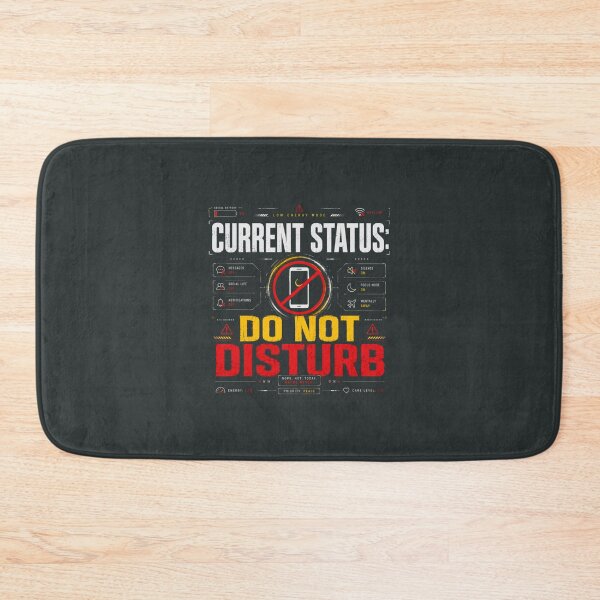 Item preview, Current Status Do Not Disturb Funny Introvert Design designed and sold by LowBatteryStudio ⭐.