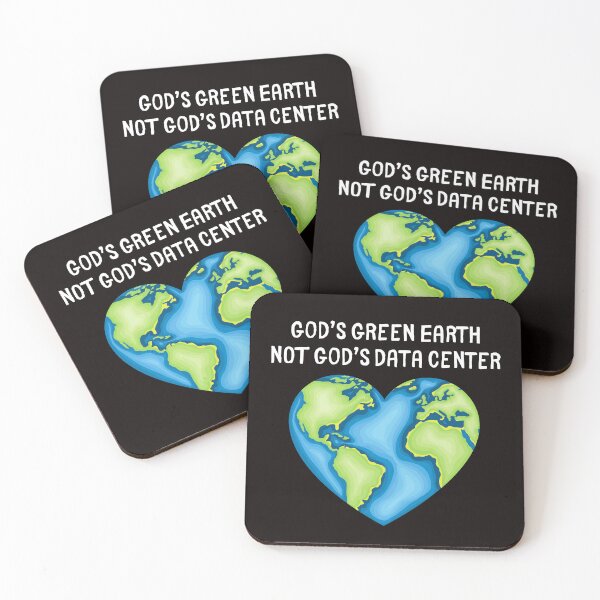 Item preview, God's Green Earth, Not God's Data Center designed and sold by SarcastiCrafts.