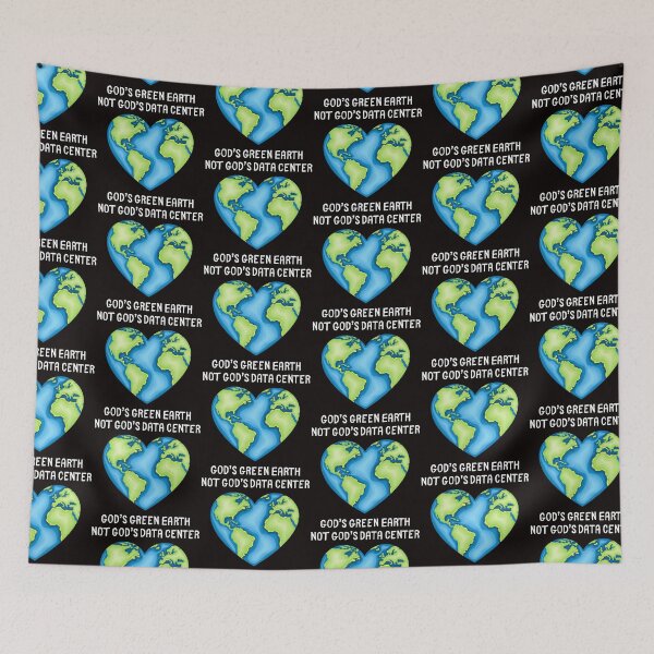 Item preview, God's Green Earth, Not God's Data Center designed and sold by SarcastiCrafts.