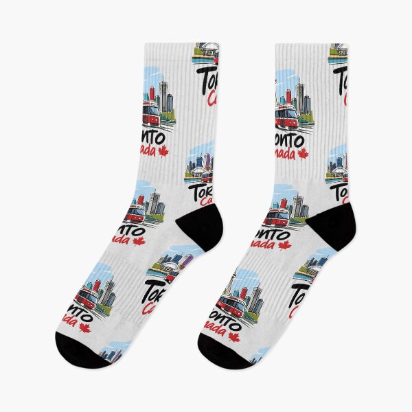 Item preview, Toronto TTC Streetcar Skyline Cute Cityscape Colorful City designed and sold by HowToCanadian.
