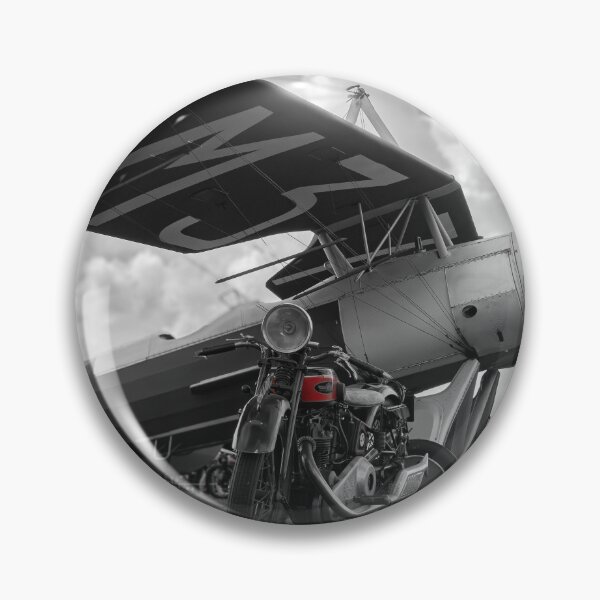 Item preview, motorcycle and biplane designed and sold by Cheneuil.