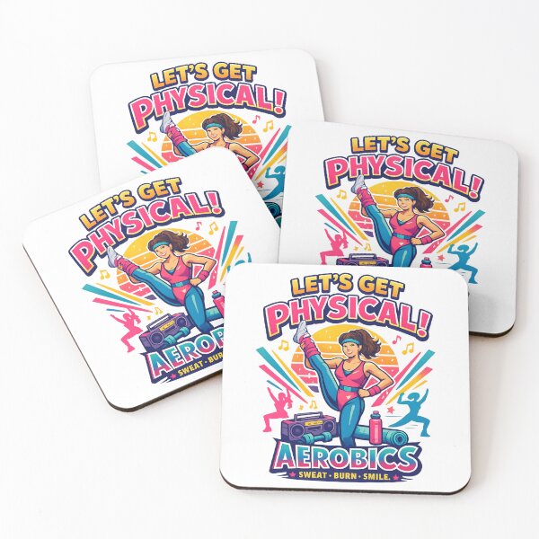Item preview, Let’s Get Physical - Aerobics Retro Fitness Workout designed and sold by SidTastic .
