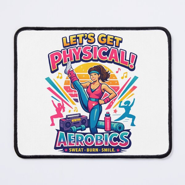 Item preview, Let’s Get Physical - Aerobics Retro Fitness Workout designed and sold by SidTastic .