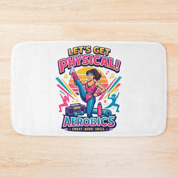 Item preview, Let’s Get Physical - Aerobics Retro Fitness Workout designed and sold by SidTastic .