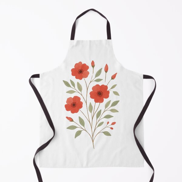 Artikelvorschau, Aquarellmalerei von wilden roten Rosen entworfen und verkauft von uunaa.