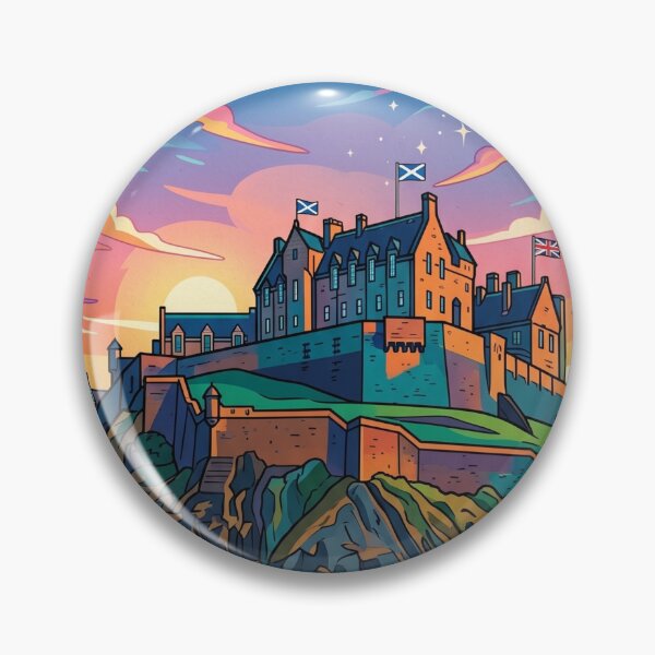 Item preview, Edinburgh Castle Scotland Twilight Fortress - Historic Travel / Castillo de Edimburgo Escocia Fortaleza Crepusculo designed and sold by SpiriTravels.