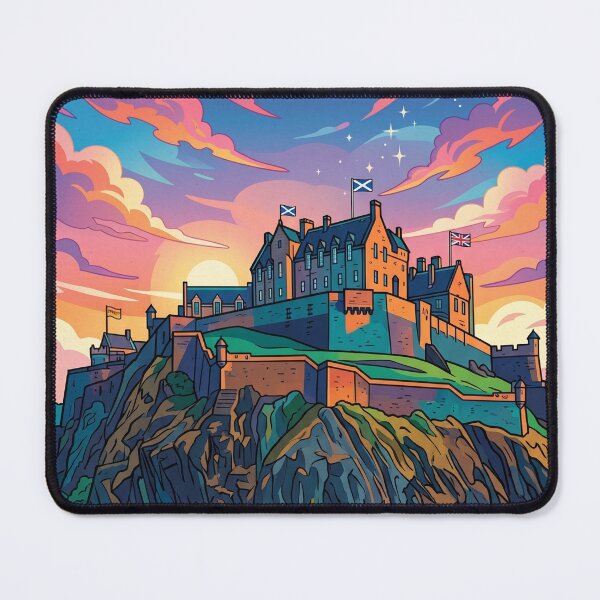 Item preview, Edinburgh Castle Scotland Twilight Fortress - Historic Travel / Castillo de Edimburgo Escocia Fortaleza Crepusculo designed and sold by SpiriTravels.