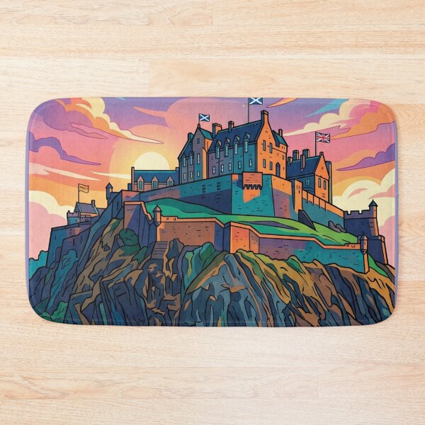Item preview, Edinburgh Castle Scotland Twilight Fortress - Historic Travel / Castillo de Edimburgo Escocia Fortaleza Crepusculo designed and sold by SpiriTravels.