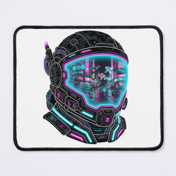 Item preview, Futuristic Cyberpunk Astronaut Neon Visor designed and sold by Adriib.