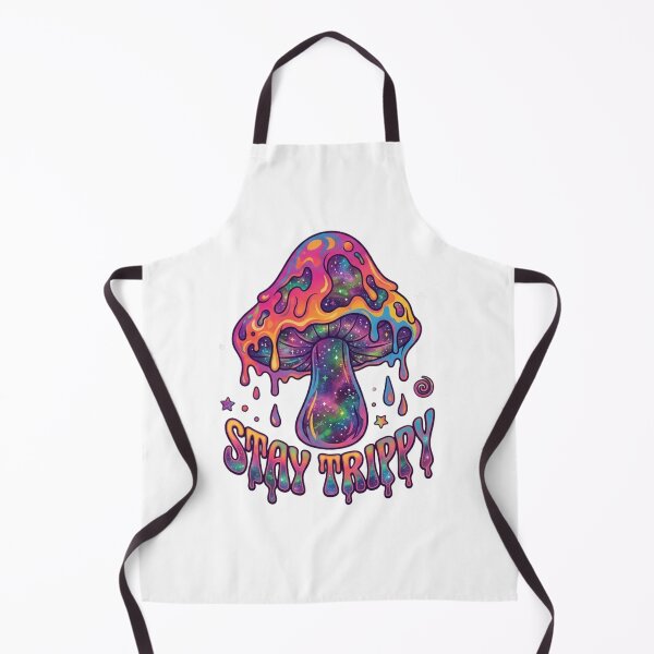 Item preview, Stay Trippy Melting Psychedelic Mushroom Art designed and sold by JeevanStickers.
