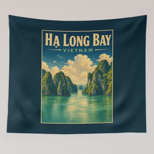 Item preview, Ha Long Bay - Vietnam  designed and sold by GoodOldVintage.