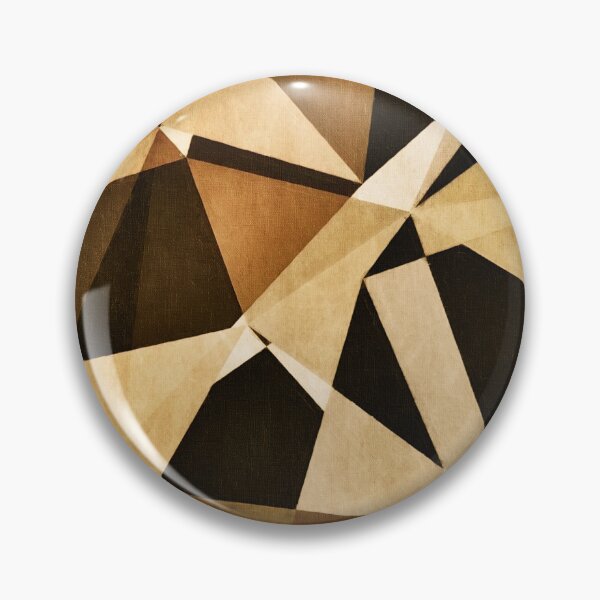 Item preview, Geometric Abstract in Brown  designed and sold by CreatifyArtHub.