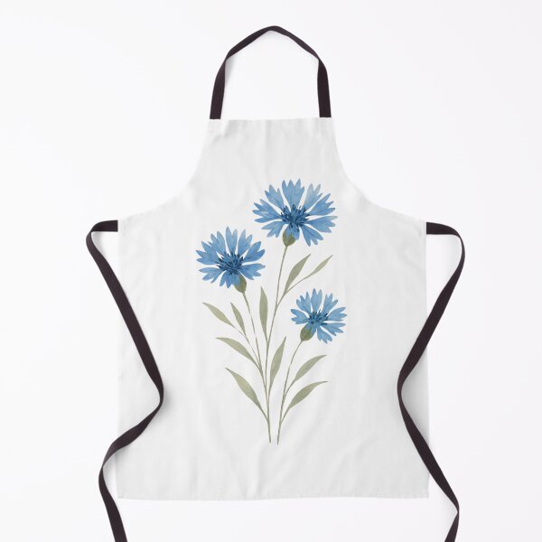 Item preview, Wild blue cornflowers watercolor painting designed and sold by uunaa.