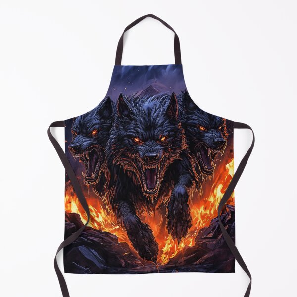 Item preview,  Cerberus - hellhound in flames designed and sold by PetsArt.