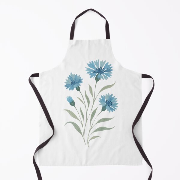 Item preview, Wild blue cornflowers watercolor painting designed and sold by uunaa.