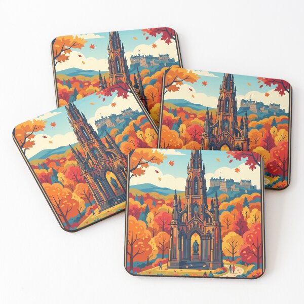 Item preview, Edinburgh Scott Monument Autumn Twilight - Gothic Scotland / Monumento Scott Edimburgo Otoño Crepúsculo Escocia designed and sold by SpiriTravels.