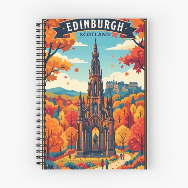 Item preview, Edinburgh Scott Monument Autumn Twilight - Gothic Scotland / Monumento Scott Edimburgo Otoño Crepúsculo Escocia designed and sold by SpiriTravels.