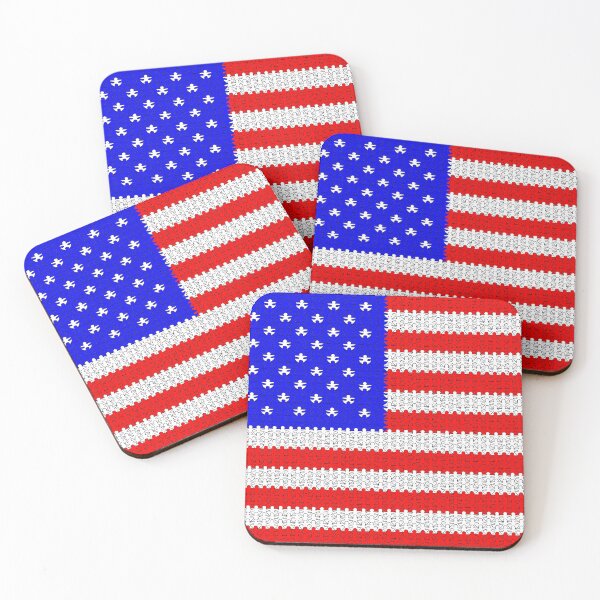Item preview, Puzzle People (Boy & Girl): American Flag  designed and sold by SarahJosArt.