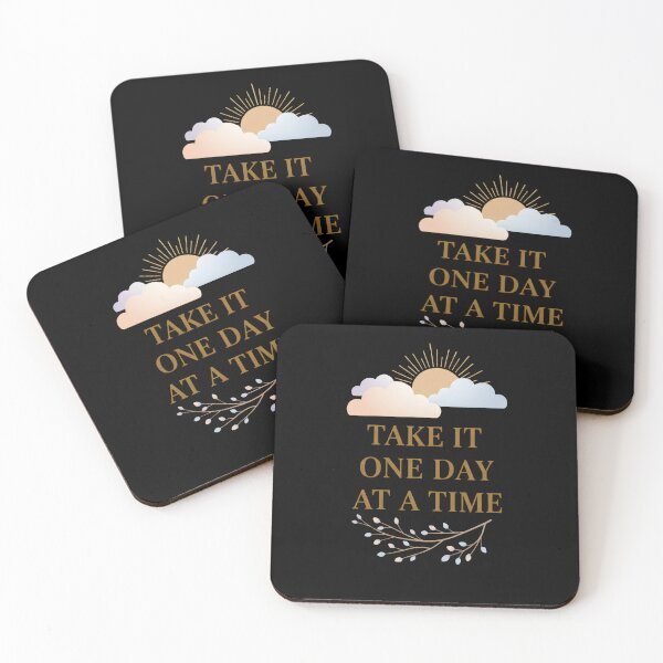 Item preview, Take It One Day At A Time Inspirational Shirt designed and sold by CottonFirst.