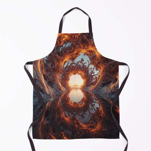 Item preview, Sunlit Fractal Gateway Reflection designed and sold by Harmonic_Layers.