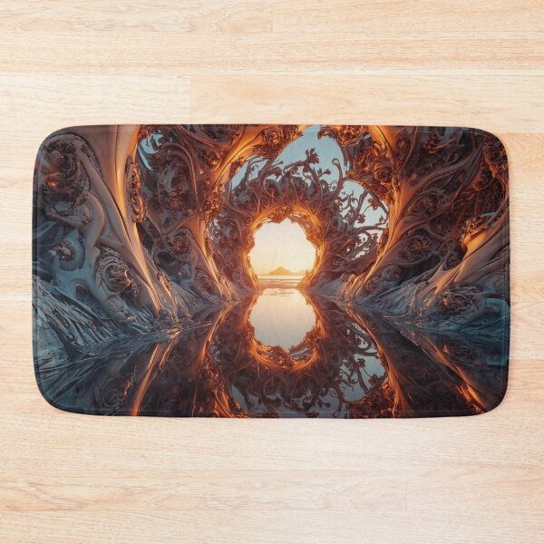 Item preview, Sunlit Fractal Gateway Reflection designed and sold by Harmonic_Layers.