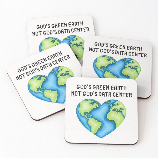 Item preview, God's Green Earth, Not God's Data Center designed and sold by SarcastiCrafts.