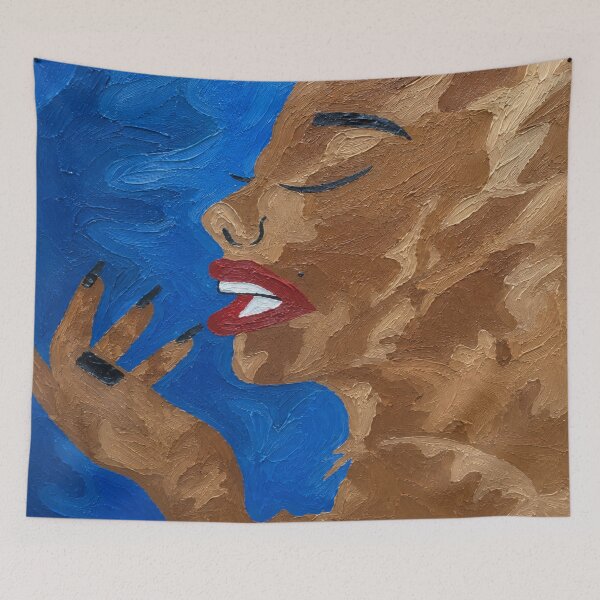 Item preview, Blue Hush designed and sold by Makitiadesigns.