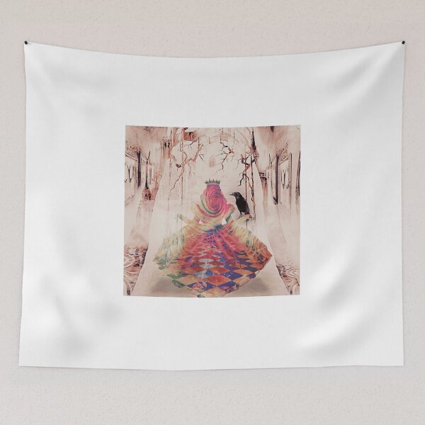 Item preview, Gothic Raven Hallway Surreal Art designed and sold by bewitchedcuties.