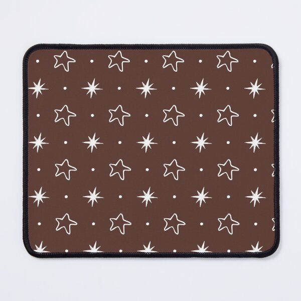 Item preview, Minimalist Espresso Star Pattern | Celestial Chocolate Aesthetic | Cute Hand Drawn Stars on Brown | Magical Dark Terracotta Stars | Midnight Coffee Starry Night | Cozy Autumn Night Sky Stars designed and sold by VivaFy.