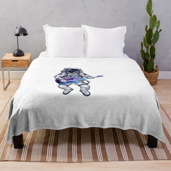 Item preview, Astronaut Playing Electric Guitar Space Music Art designed and sold by JeevanStickers.