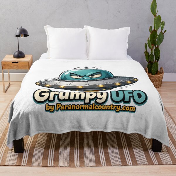 Item preview, Grumpy UFO designed and sold by ParanormalCount.