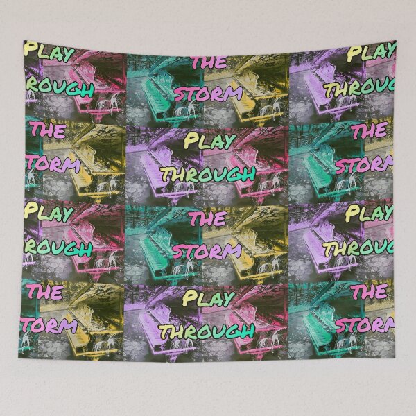 Item preview, Graffiti Piano - Play Through the Storm designed and sold by bewitchedcuties.